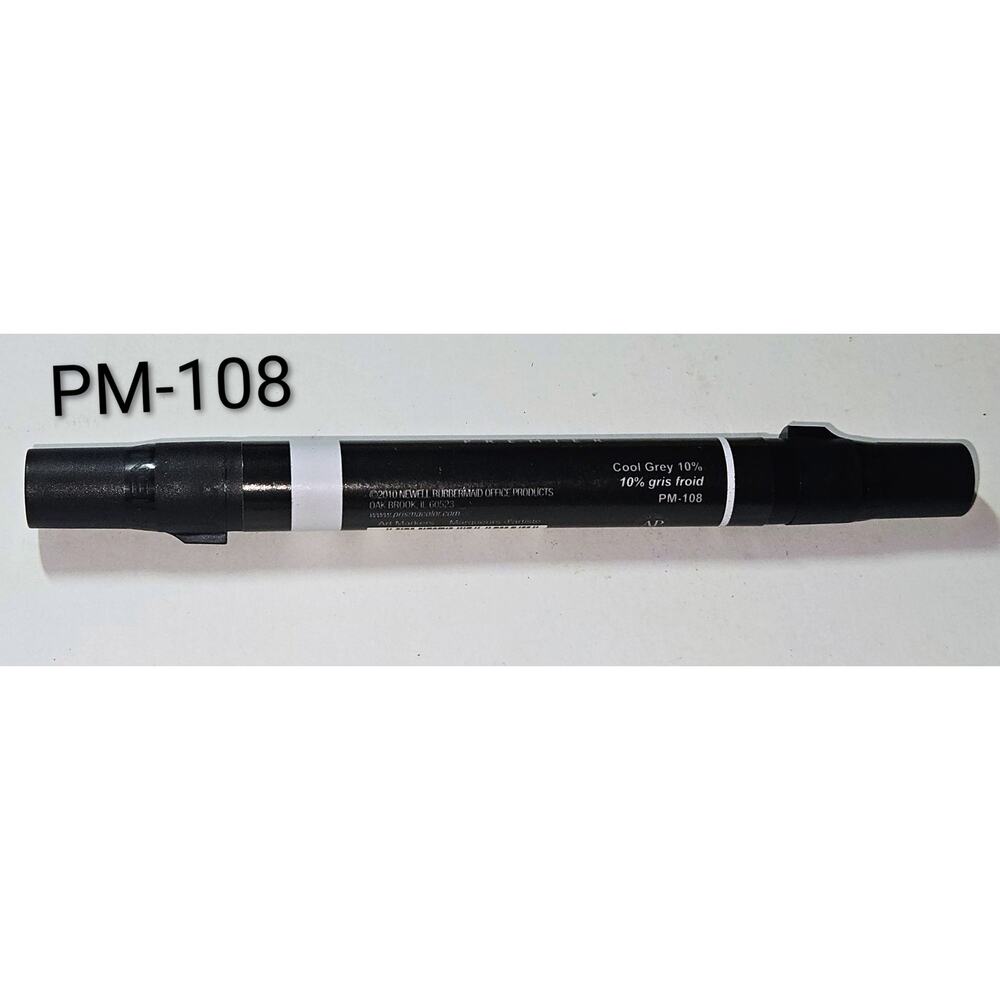 Prismacolor Premier PM-108 COOL GREY 10% Double Sided Art Marker Chisel Fine NEW